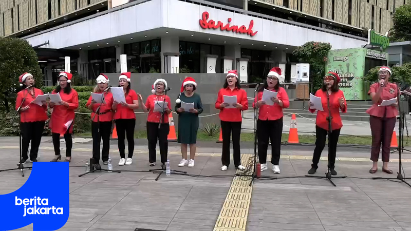 Chritsmas Carol Meriahkan Suasana Natal di Jakarta