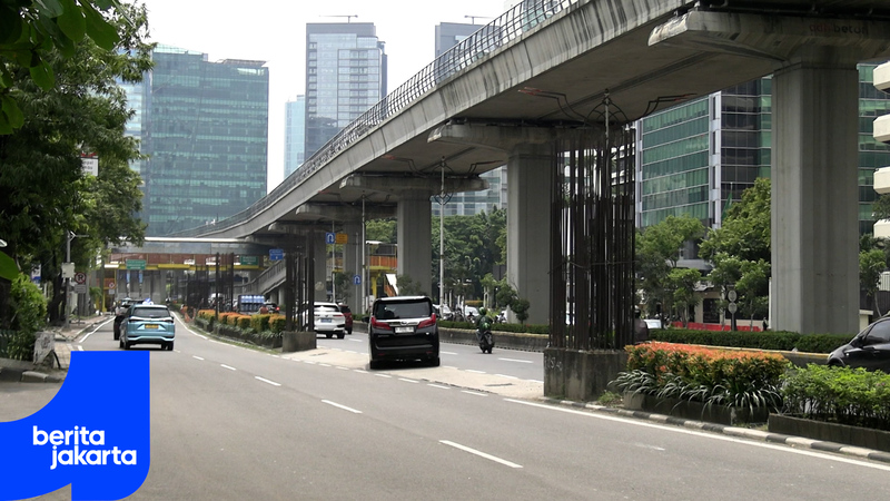 Warga Apresiasi Pembongkaran Tiang Monorel di Jalan HR Rasuna Said