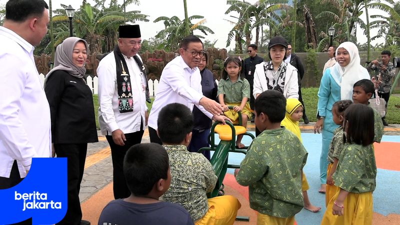 Pramono Resmikan Taman Kelinci Roci di Cilincing