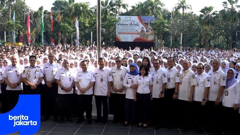 Serahkan SK CPNS, Pramono Tekankan Integritas dan Kolaborasi 