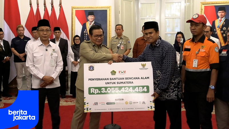 Pramono Lepas Bantuan Kemanusiaan untuk Bencana di Sumatra