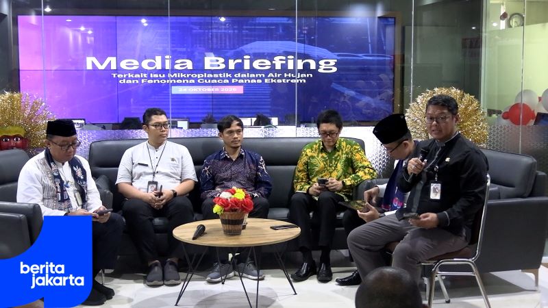 Pemprov DKI Siapkan Langkah Antisipatif Terkait Temuan Hujan Mikroplastik