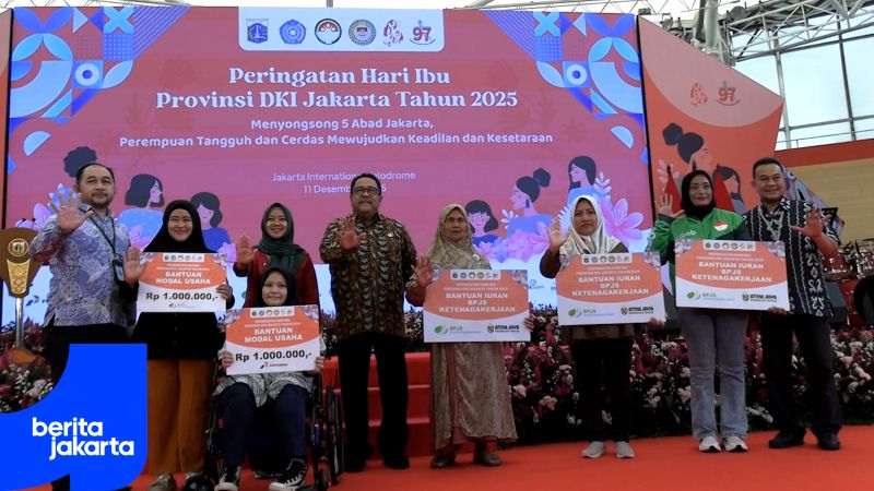  3.000 Peserta Meriahkan Peringatan Hari Ibu Ke-97 Pemprov DKI Jakarta