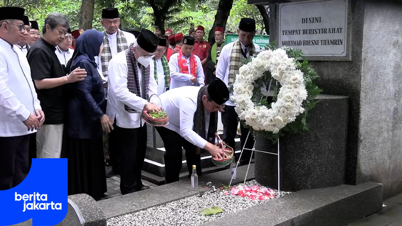 Hadiri Haul MH Thamrin, Pramono Tegaskan Kekagumannya 