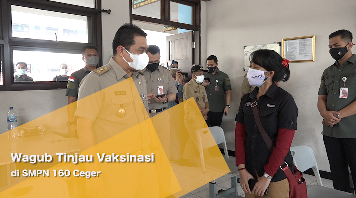 WAgub Tinjau Vaksinasi di SMPN 160 Ceger.mp4