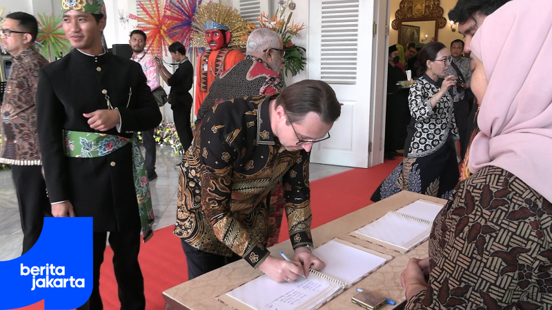 Perwakilan Negara Sahabat Hadiri Acara Resepsi HUT Jakarta