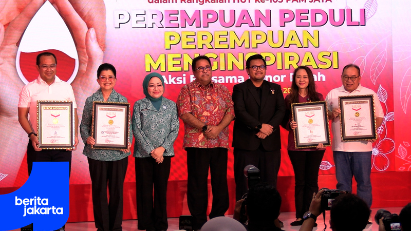 Diikuti 1.200 Lebih Peserta, Rano Apresiasi Aksi Donor Darah PAM Jaya