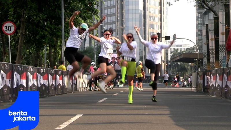 Pramono Lepas Peserta Fun Run Olimpic Day 2025