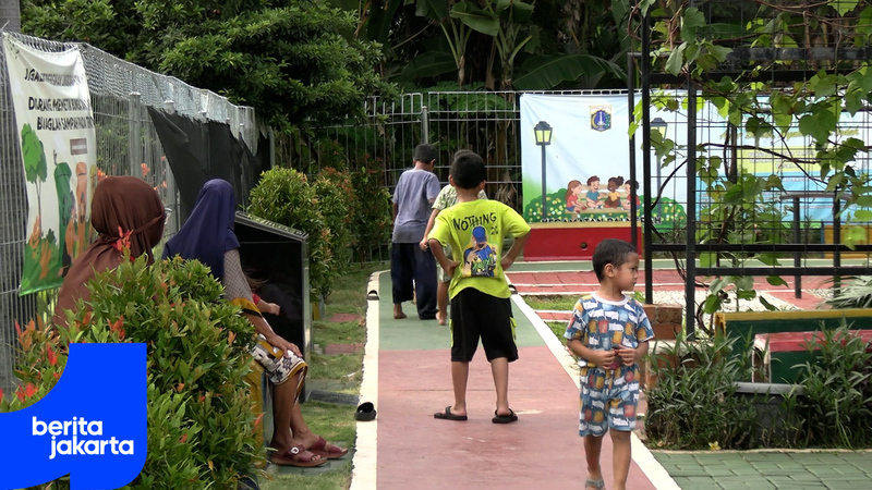 Taman Palmerah Indah Jadi Tempat Favorit Warga Bermain dan Berolahraga