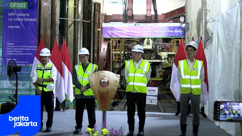 Pramono: MRT Phase 2A to Operate in 2029