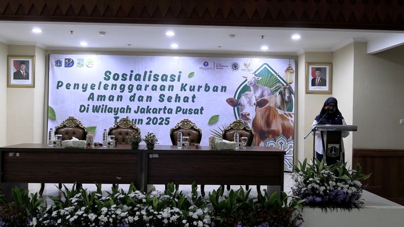  Sudin KPKP Jakpus Gelar Sosialisasi Pemotongan Hewan Kurban