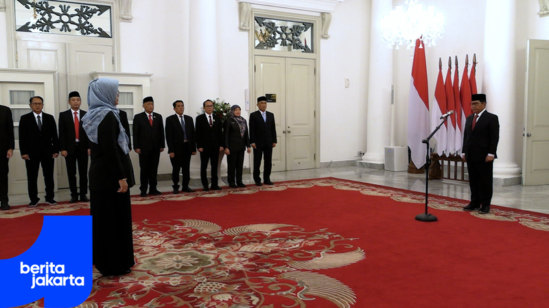 Pramono Kukuhkan Myrna Amir Jadi Kepala Kantor Regional V BKN