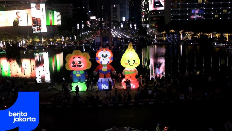 Jakarta Light Festival Warnai Keceriaan Natal dan Tahun Baru