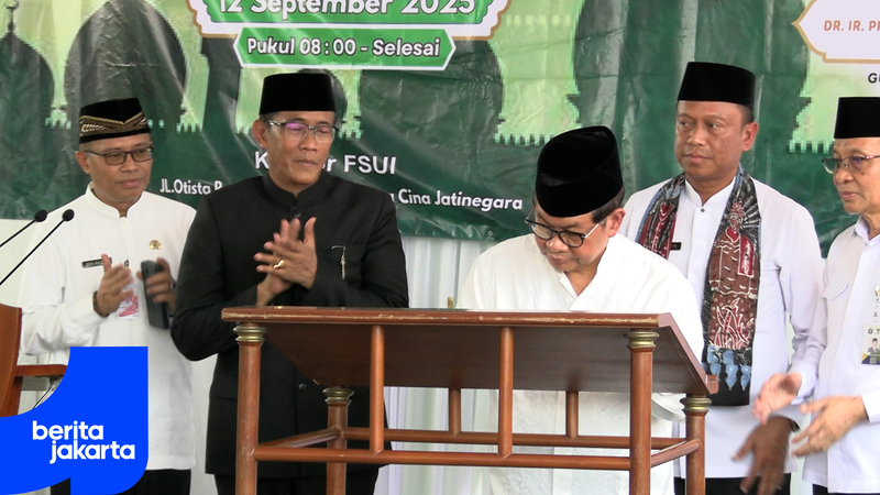 Inaugurating DPP FSUI Office, Pramono Praises Ulema Role in Maintaining Diversity