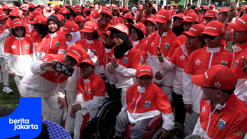 Pramono Lepas Kontingen POPNAS dan PEPARPENAS 2025