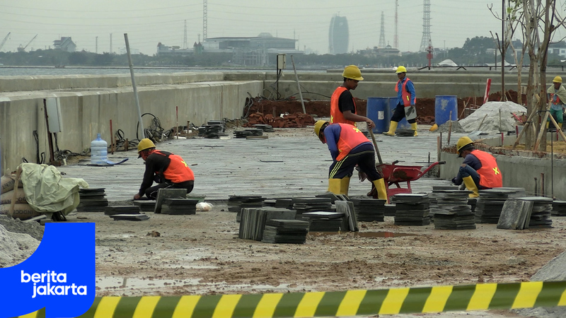 Ancol Barat NCICD Embankment Construction Reaches 95.32 Percent