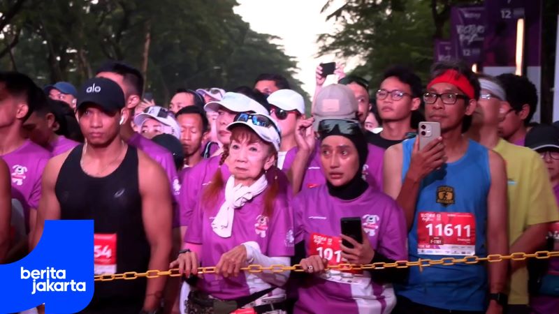 Gubernur Lepas Ribuan Pelari Victoria Run 2025