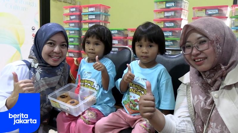 Tekan Stunting, Kelurahan Galur Beri Tambahan Makanan Bergizi 90 Hari Penuh