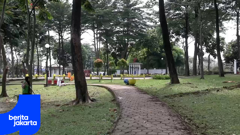 Sudin Tamhut Jaktim Siapkan Taman Flamboyan Beroperasi 24 Jam
