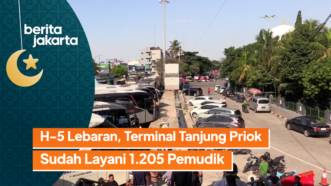 1704_Ramdhoni_H-5 Lebaran, Terminal Tanjung Priok Mulai Dipadati Pemudik.mp4