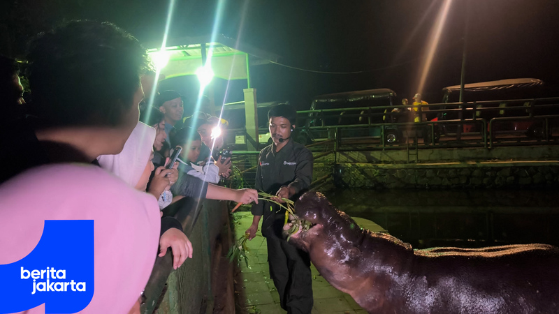 Uji Coba Perdana Wisata Malam Ragunan Disambut Antusias Warga