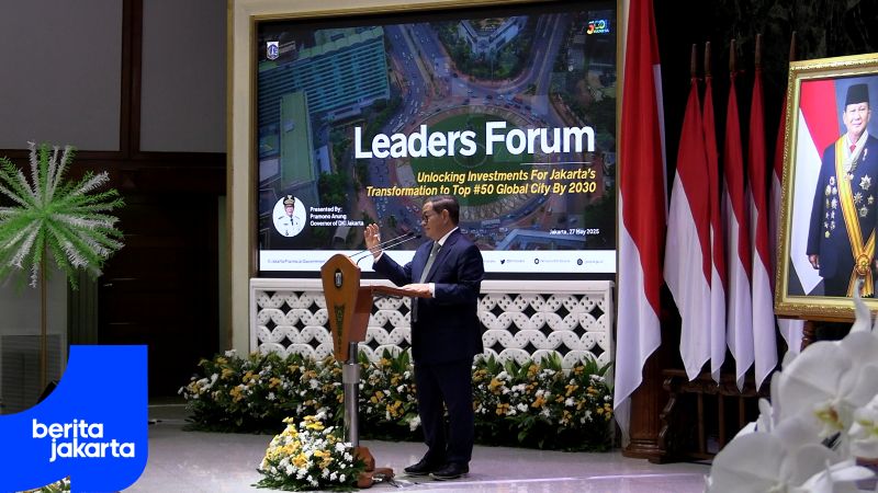 Leaders Forum, Pramono Paparkan Langkah Jakarta Menuju Kota Global
