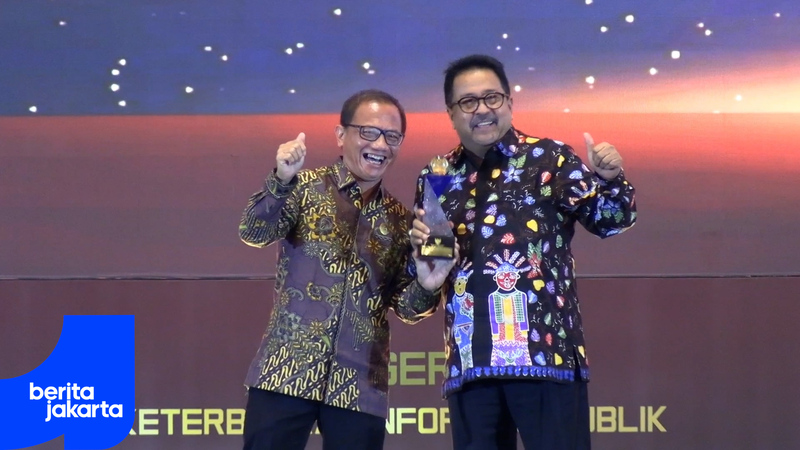 Jakarta Delapan Kali Beruntun Raih Predikat Terbaik Keterbukaan Informasi Publik 