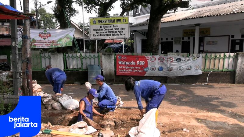 Perbaikan Saluran Cempaka Warna Ditargetkan Rampung Awal Agustus