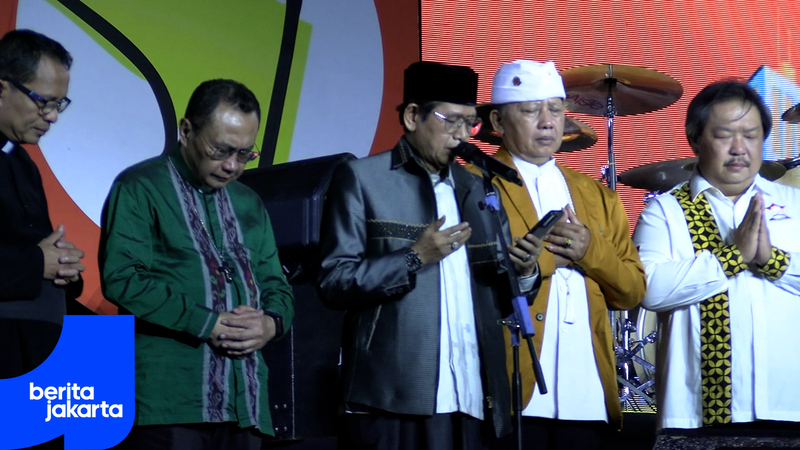 Doa Bersama Jadi Inti Perayaan Tahun Baru 2026 di Jakarta