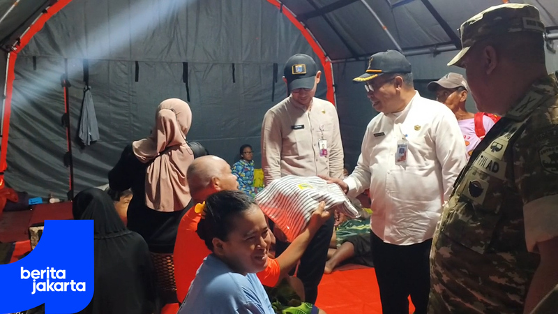 Camat Kebon Jeruk Pastikan Penanganan Pengungsi Banjir Berlangsung Maksimal