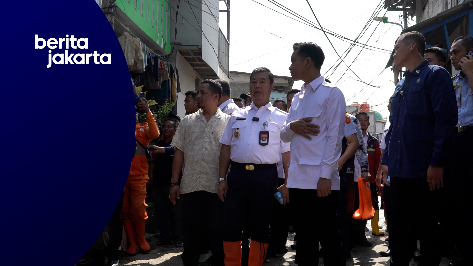 Pj Gubernur Dampingi Wapres Tinjau Banjir Rob Muara Angke