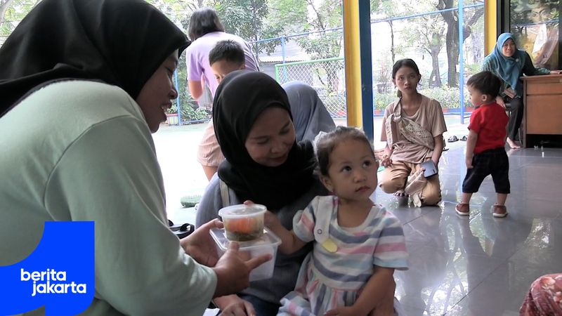 40 Balita di Kelurahan Wijaya Kusuma Dapatkan Nutrisi Tambahan