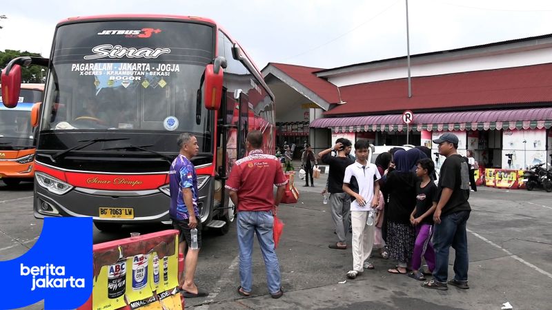 4.652 Pemudik Telah Tiba Melalui Terminal Kalideres