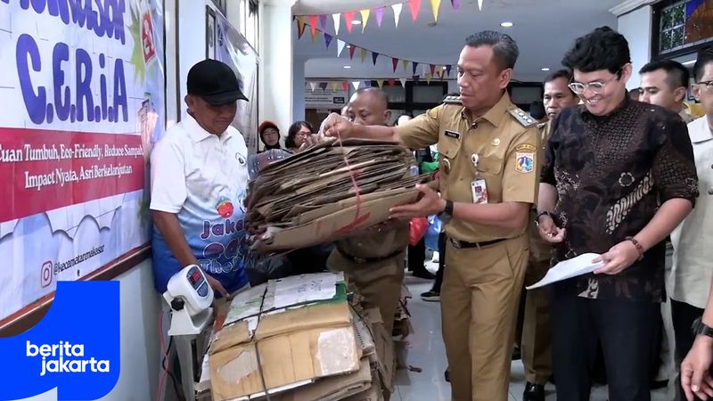 East Jakarta Launches Ceria Waste Bank