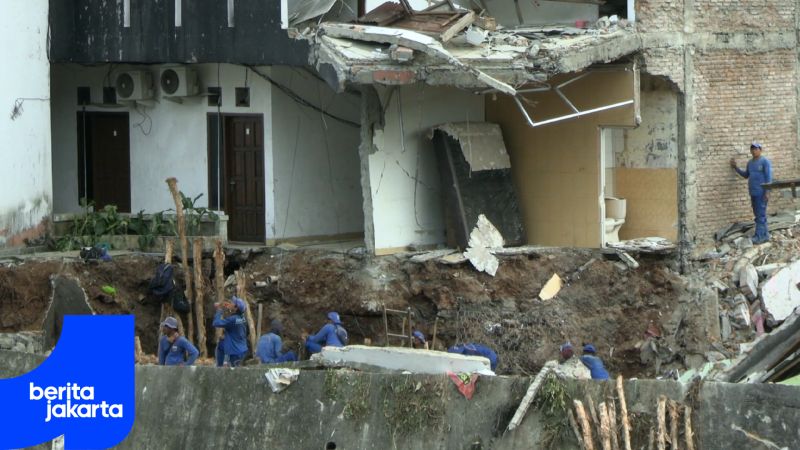 SDA Jakpus Kebut Pembuatan Cerucuk, Tangani Longsor di Benhil