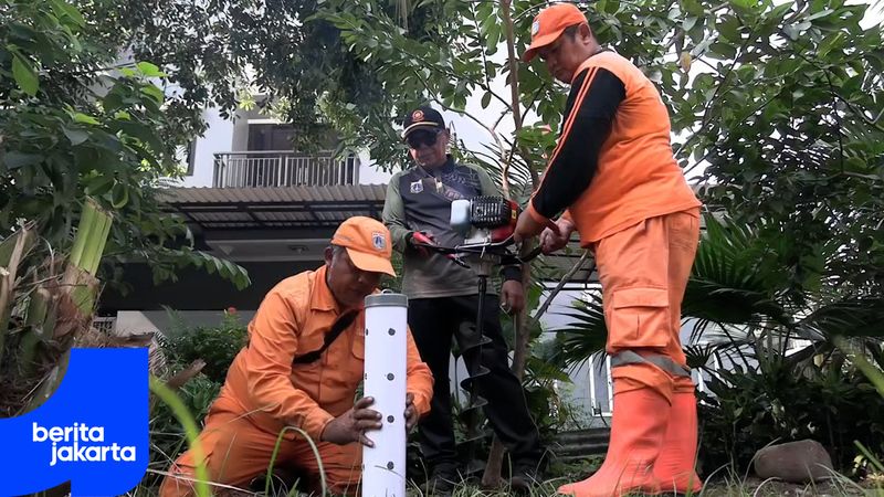 Kelurahan Tomang Kembangkan Pemanfaatan Lubang Biopori