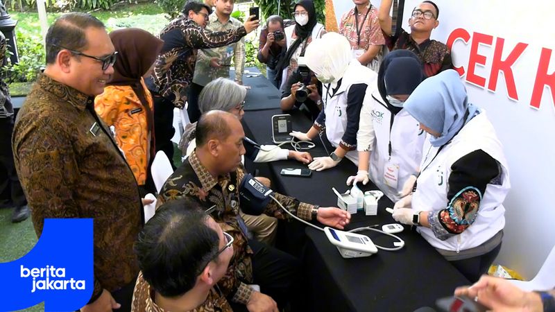 Sekda DKI Tinjau Cek Kesehatan Gratis bagi Pelaku UMKM