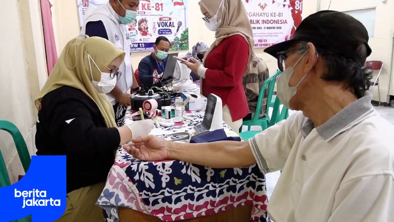 Warga Cipinang Melayu Manfaatkan Layanan Pemeriksaan TBC Terintegrasi CKG
