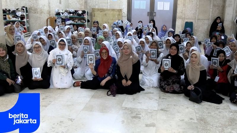 DWP DKI Jakarta Salurkan 1.000 Al Quran ke Masjid Istiqlal