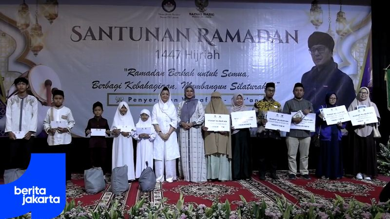 DWP DKI Beri Santunan Ramadan dan Penyerahan Wakaf Al-Quran