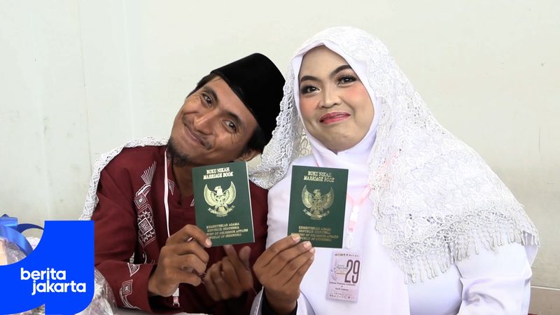 30 Couples Join Tanah Abang Joyous Mass Marriage Celebration