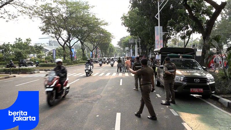 Jakarta Public Order Agency  Personnel Ready to Secure FIFA ASEAN Cup Final