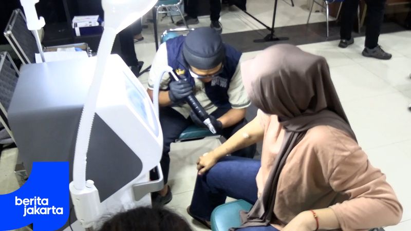 100 Warga Jakpus Antusias Ikuti Layanan Hapus Tato Gratis