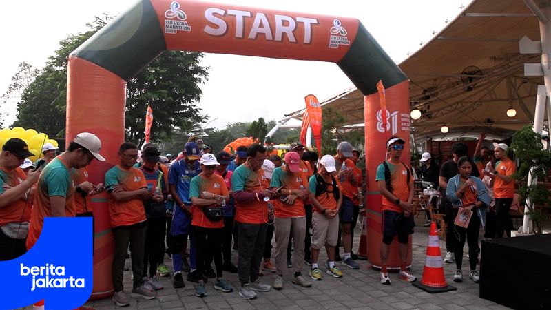 Pramono Flag Off Road to ITB Ultra Marathon 2026