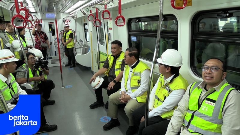 Progres Pembangunan LRT Pegangsaan Dua-Manggarai Capai 95 Persen