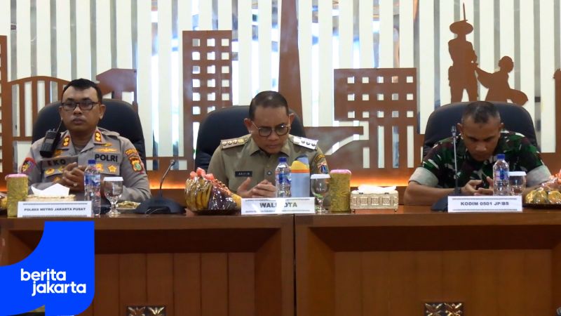 Central Jakarta Administration Readies Integrated Security for May Day