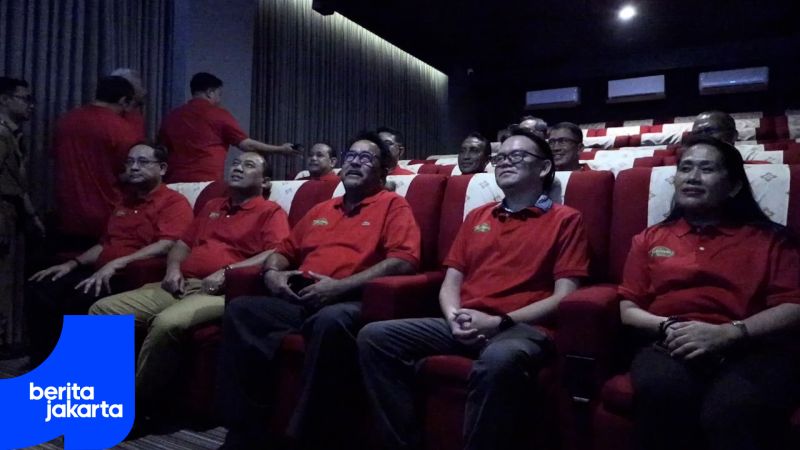 Rano Resmikan Jaksinema di Pasar Rumput