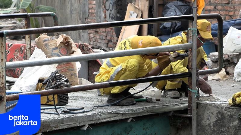 23 Jembatan Penghubung di Jakarta Pusat Rampung Diperbaiki