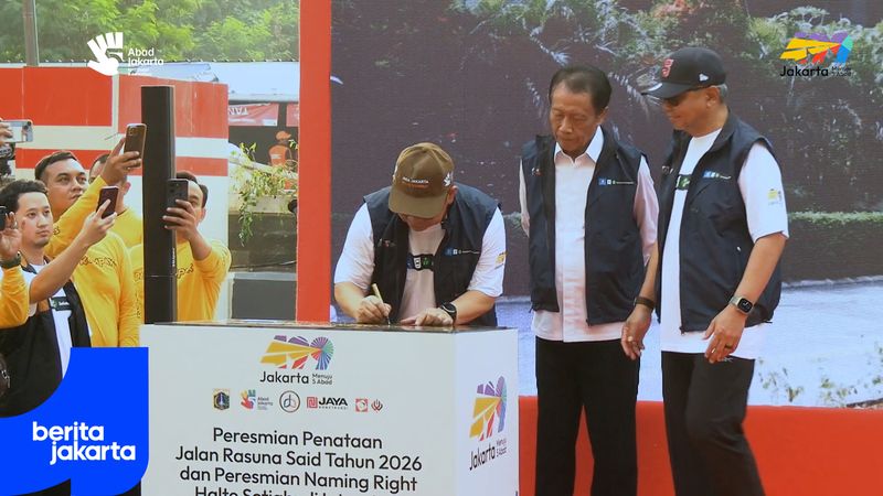 Rampung, Pramono Resmikan Wajah Baru Jalan HR Rasuna Said