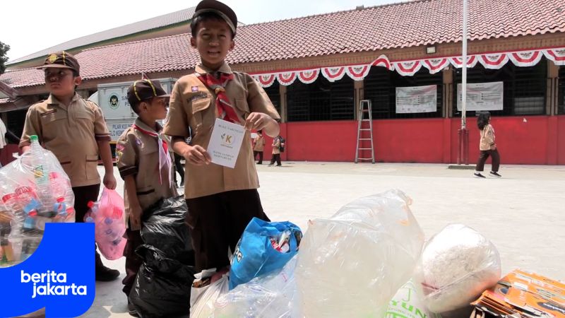 SDN Joglo 05 Konsisten Terapkan Konsep Zore Waste Kelola Sampah